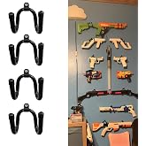 Pmsanzay 4 Pack Universal Game Controller Organizer - Wall Mount Rack for Nintendo Wii Remote Controller Accessories