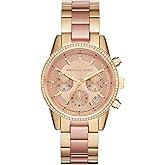 Michael Kors Bryant Chronograph Women's Watch, Stainless Steel and Pavé Crystal Watch for Women