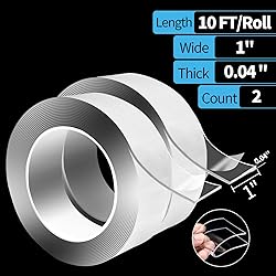 Art3d Nano Double-Sided Adhesive Tape, Multipurpose
