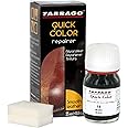 Tarrago Quick Color Dye Leather and Canvas Repair - 25 ml Leather Shoe Dye for Dyeing of Leather Footwear, Bags, Shoes, Jackets, Purses & More - Black #18