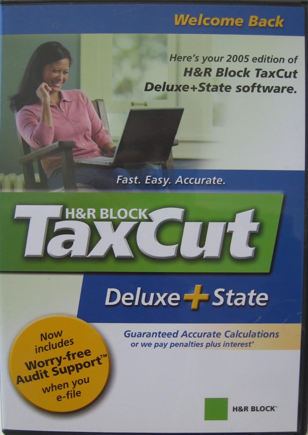 H&R Block TaxCut Deluxe + State CDROM Filing Edition