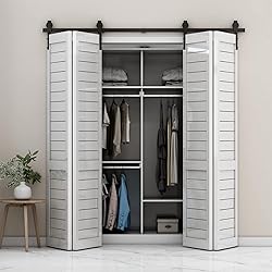 CCJH 6.6FT/80'' Bi-Folding Barn Door Hardware