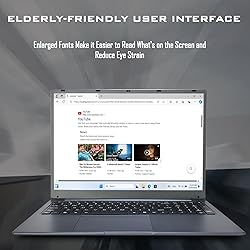 IJKKJI 17 Inch Laptop with Backlit