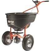 Agri-Fab 45-0462 Push Broadcast Spreader,Orange &amp; Black,130-lb Capacity