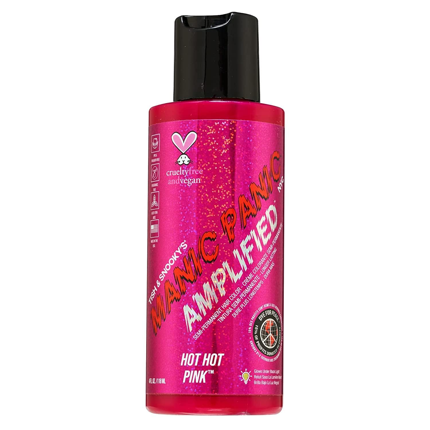 Manic Panic Amplified™ Semi-Permanent Hair Dye 118ml (Hot Hot™ Pink)