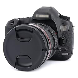 2-Pack 77mm Front Lens Cap Cover with Keeper for