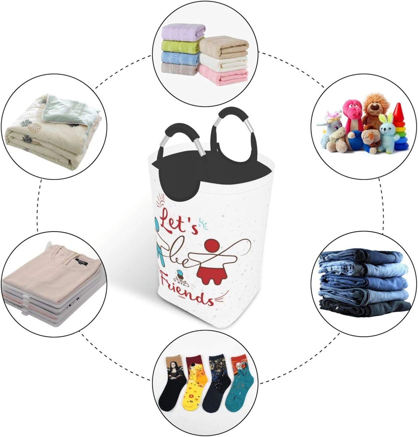 Amazon Lubataga ランドリーバスケット かわいい創造的なダンスイラストをレタリングする友達になろう ランドリーバッグ 洗濯かご おりたたみ 洗濯カゴ おしゃれ 収納ボックス おもちゃ収納 ランドリー収納 オンライン通販 Amazon Lubataga ランドリーバスケット かわいい創造的なダンスイラストをレタリングする友達になろう ランドリーバッグ 洗濯かご おりたたみ 洗濯カゴ おしゃれ 収納ボックス おもちゃ収納 ランドリー収納 オンライン通販