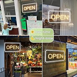 Open Signs for Business, COB Chip LED Neon Open