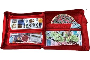 Yazzii Supreme Craft Organizer - Portable Storage & Tote Bag - Multipurpose Storage Organizer for Quilting, Patchwork, Embroidery, Needlework, Papercraft & Beading