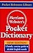 Merriam-Webster's Pocket Dictionary primary