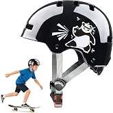 DUZSKJ Adjustable Kids Bike Skateboard Helmet for Girls Boys Toddlers