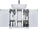 Bath Vida Priano 2 Door Under Sink Cabinet White 60H x 60W x 30D cm view 7