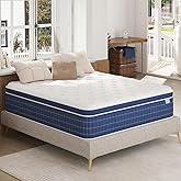 King Size Mattress [Upgraded Strengthen] 14 Inch Firm King Mattress in a Box, Hybrid Mattresses With Gel Memory Foam & Independent Pocket Springs, Release Stress, Strong Edge Support,365-Night Trial