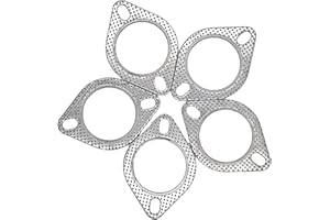 HIYANG 2 Bolt 2.5“ 62mm Exhaust Flange Gasket 2.5 Inch Muffler Flange Manifold 120-06310-0002 High Temperature2 bolt gasket 2.5",2.5 Exhaust Gasket,Invidia Exhaust Gasket,Manifold Exhaust Gasket 5PCS