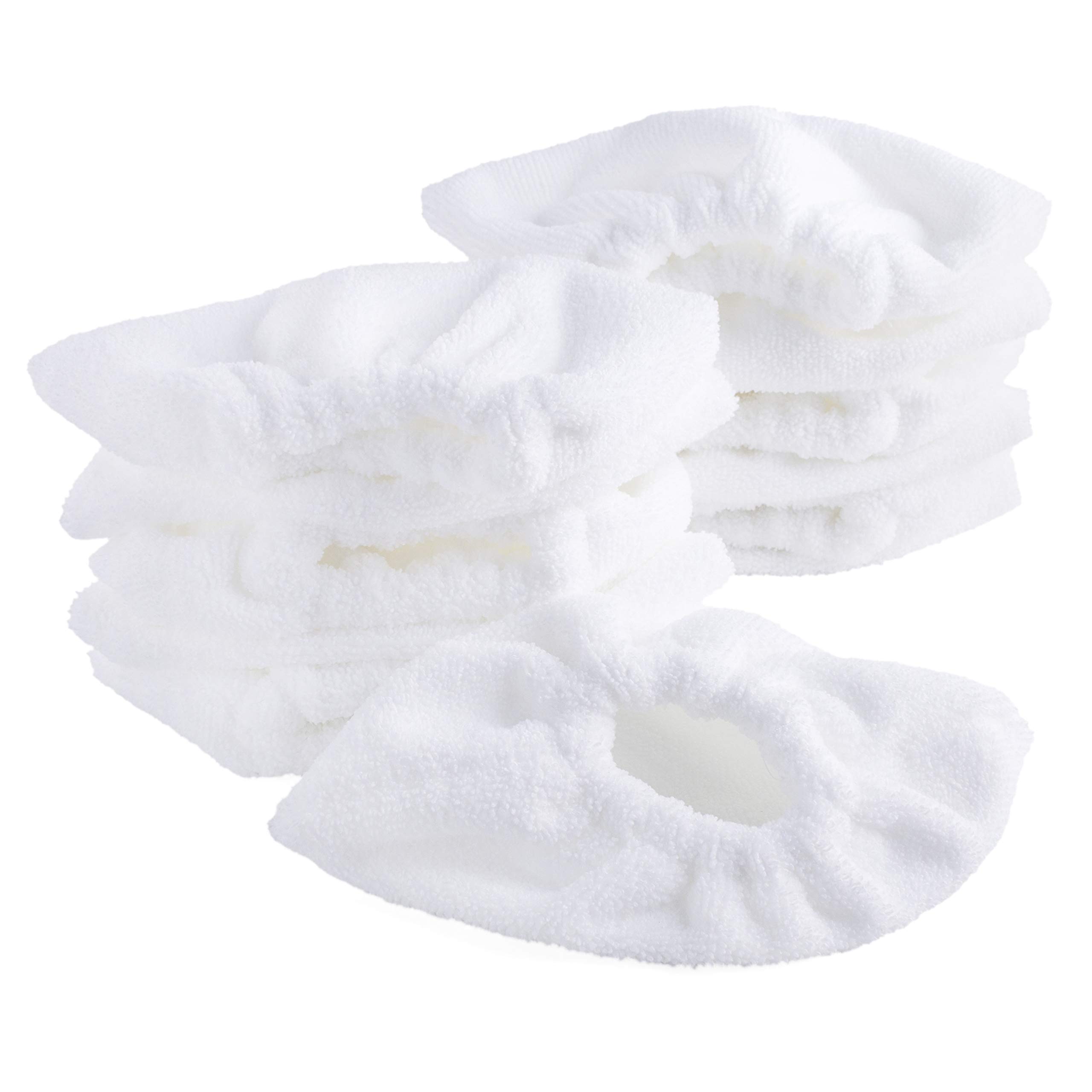 LTWHOME Washable Replacement Cotton Terry Cloth Cover Pads Fit for Karcher Steam Cleaner SC1, SC2, SC3, SC4, SC5 (Pack of 12)