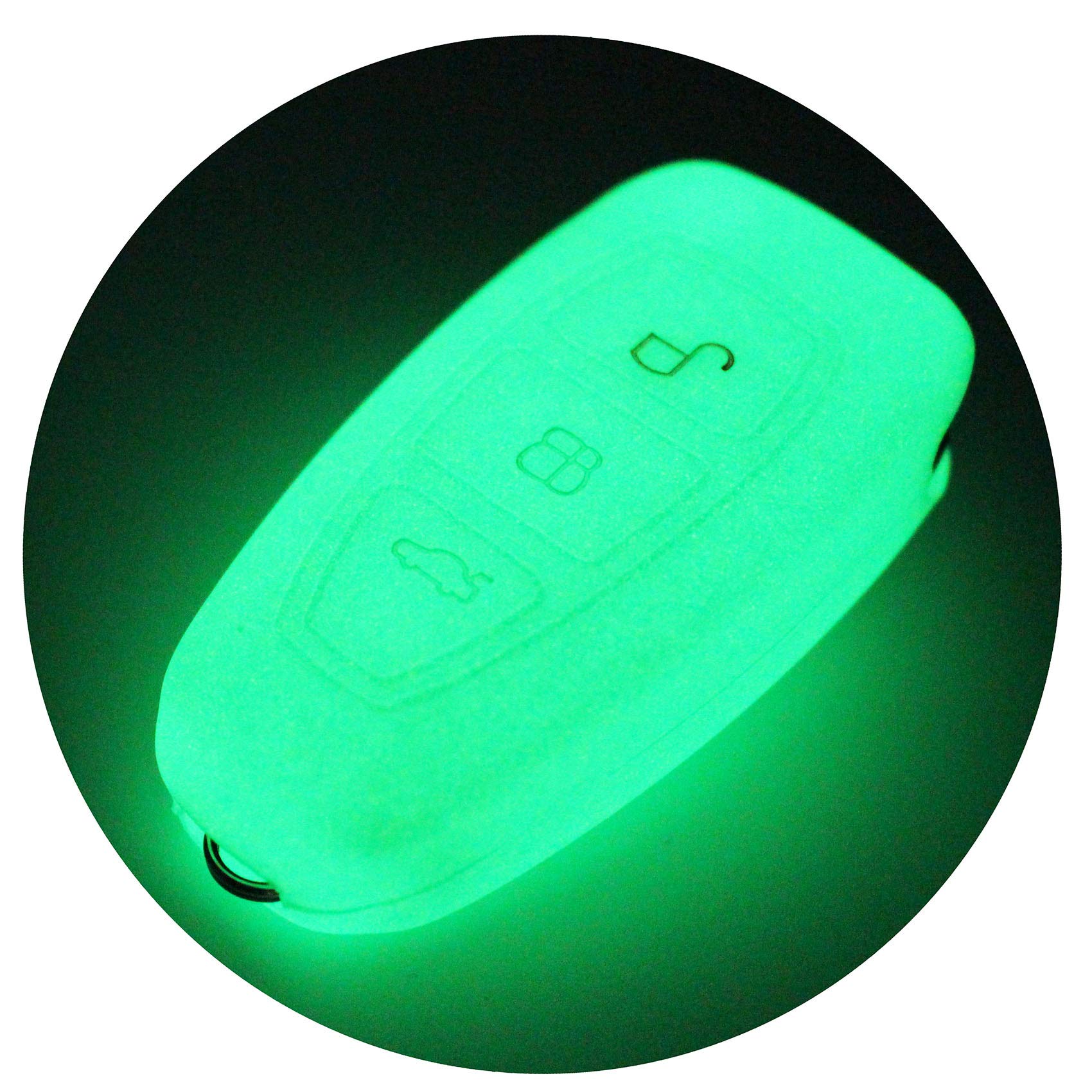 FD Key Case for 3 Buttons Car Key Silicone Protector Covers