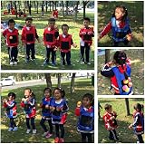Queta Dodgeball Tag Vests Set 2 Sticky Target Vests 10 Cotton Balls Throwing view 5