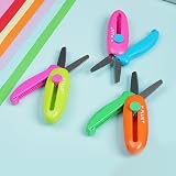 YPLUS Safety Kids Scissors 3Pcs Retractable Safe Toddler Craft Pink view 6