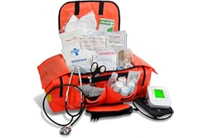 SIMPLEONE EMT 1st Emergency Responder First Aid Kit | Medical Trauma Bag for Disaster Preparedness | Perfect for Wilderness, Camping, Home, Car, & Office | Our Lightweight Kits