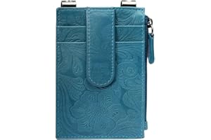 SIDEKICK WALLETS Sidekick RFID Blocking Boot Wallet with Security Chain & Zipper Lock – Genuine Leather Wallets for Men, Travel Wallets Women, Minimalist Leather Card Holder