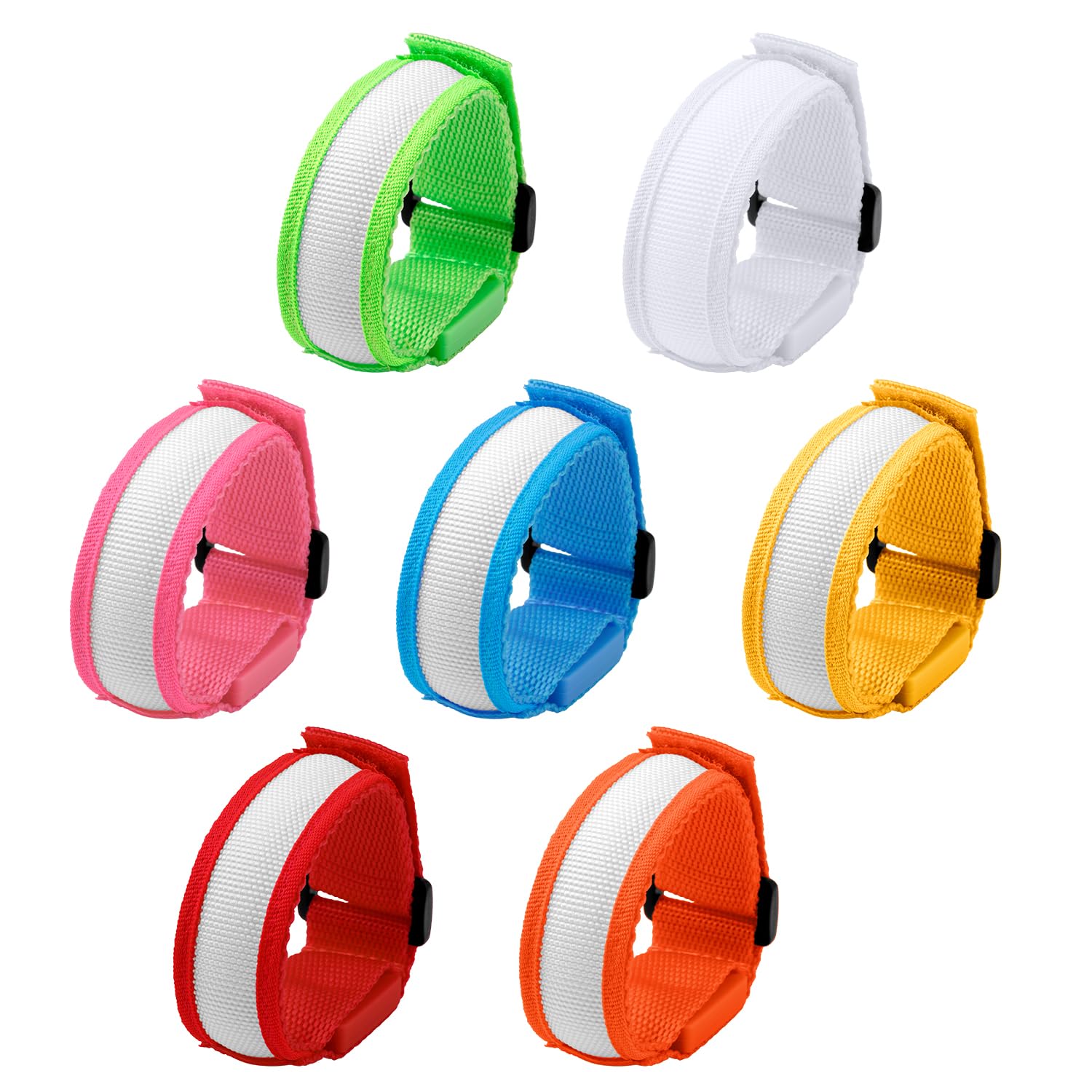 BTFO 14pcs LED Glow Bracelets, 8.27x0.98in Glow in the Dark Bracelets Multicolor Party Favour Light Up Wristbands Glow Wrist Bands for Kids Adults Party Favor Supplies Rave Accessories