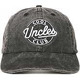 InnoBeta Uncle Gifts, Uncle Gifts from Niece, Best Uncle Gifts, Uncle Man Myth Legend Hat, Funny Adjustable Embroidered Pool Decor Baseball Cap