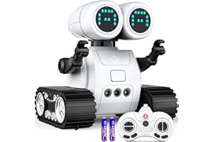 Hamourd Robot Toys for 3 Years Old Boys Girls- Robots with Walkie-Talkie Function, Gesture Sensing, Flexible Head & Arms, Programming Motion, Dance Moves, Music, and Shining LED Eyes, Kids Toys Gifts