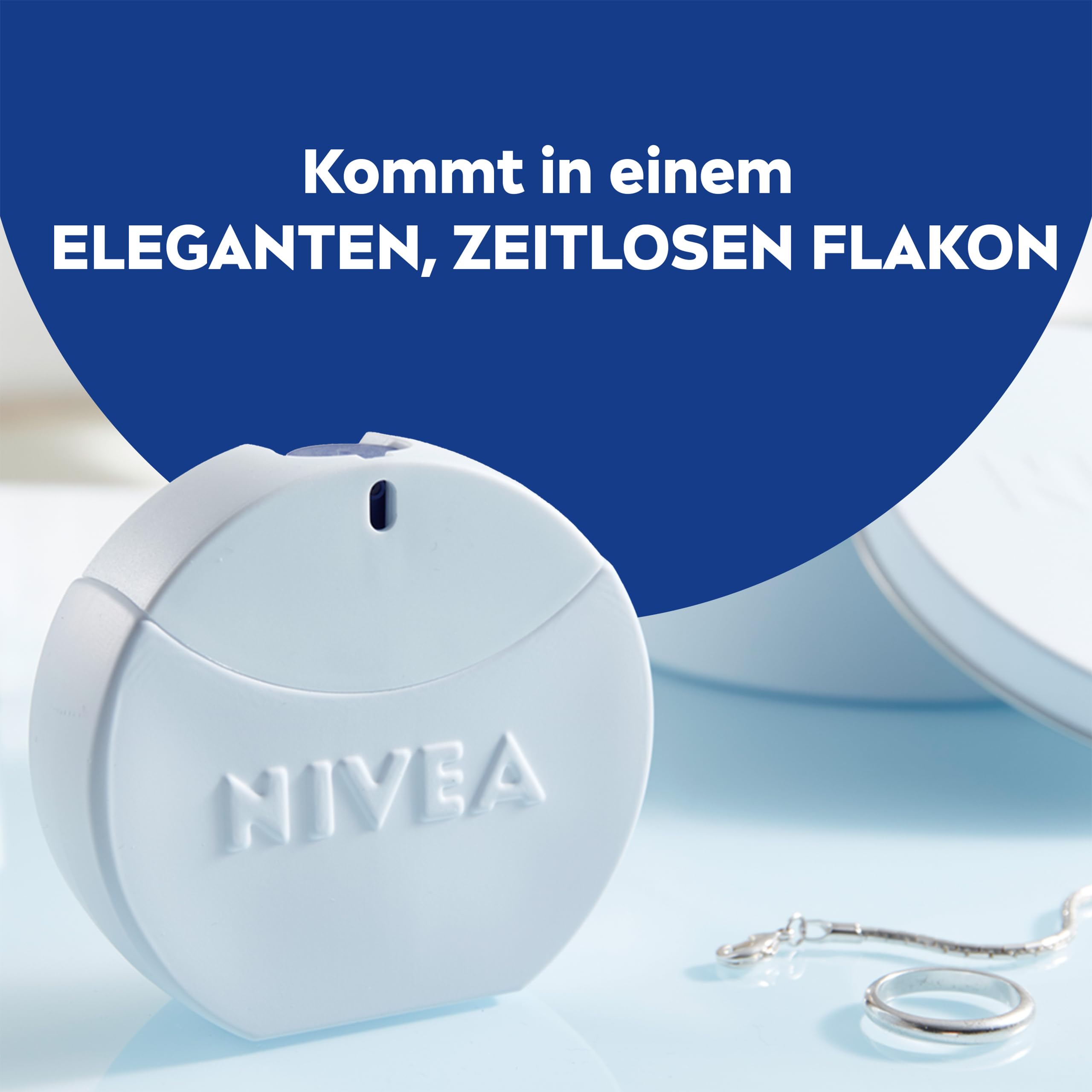 NIVEA Creme Eau de Toilette, Parfum mit dem ikonischen Duft der NIVEA Creme, frischer und sanfter unisex Duft im ikonischen Parfüm-Flakon (30 ml) 3