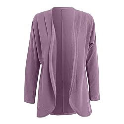 Long Cardigan with Pockets for Women Black Sweater