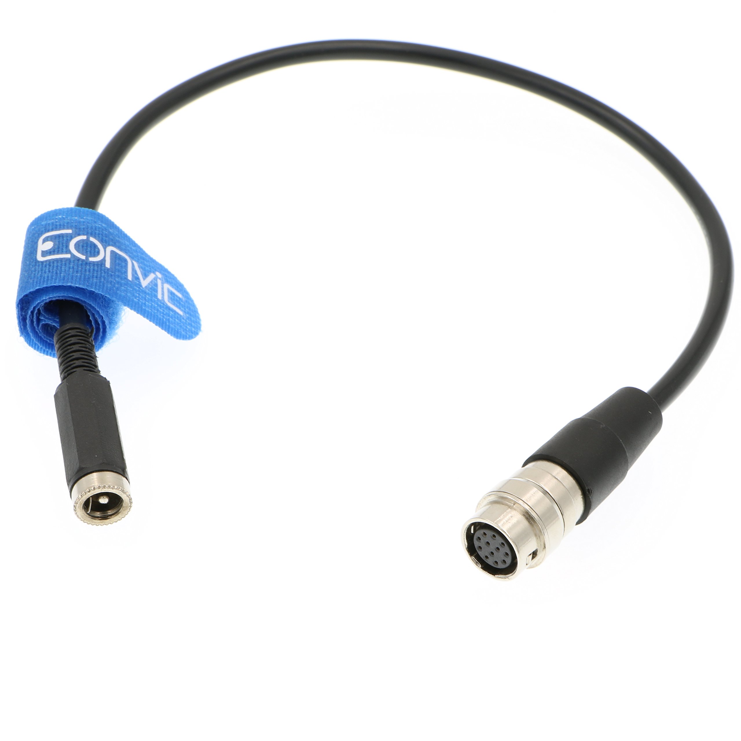 Eonvic DC 12v Female to 12 Pin Hirose Power Cable B4 2/3" Lens GH4