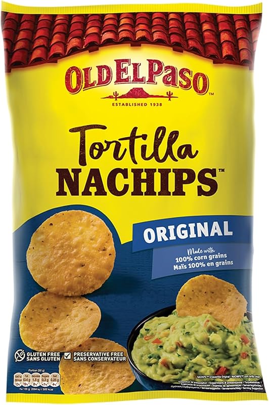 Nachips Sabor Original, 100% Granos de Maiz, Sin Gluten, Sin Conservantes, Crujientes, Ideal para Compartir con Amigos, 1 Bolsa x 185g — foto 1 de 6