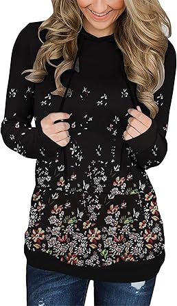 black floral sweatshirt