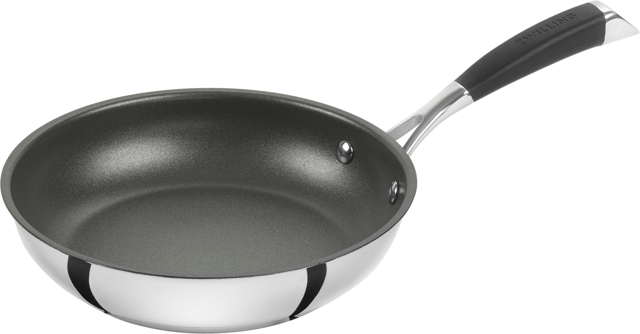 ZWILLING by Cornelia Poletto Frying Pan, 65249, 18/10 Steel, 18/10 Steel Plastic, 20 cm