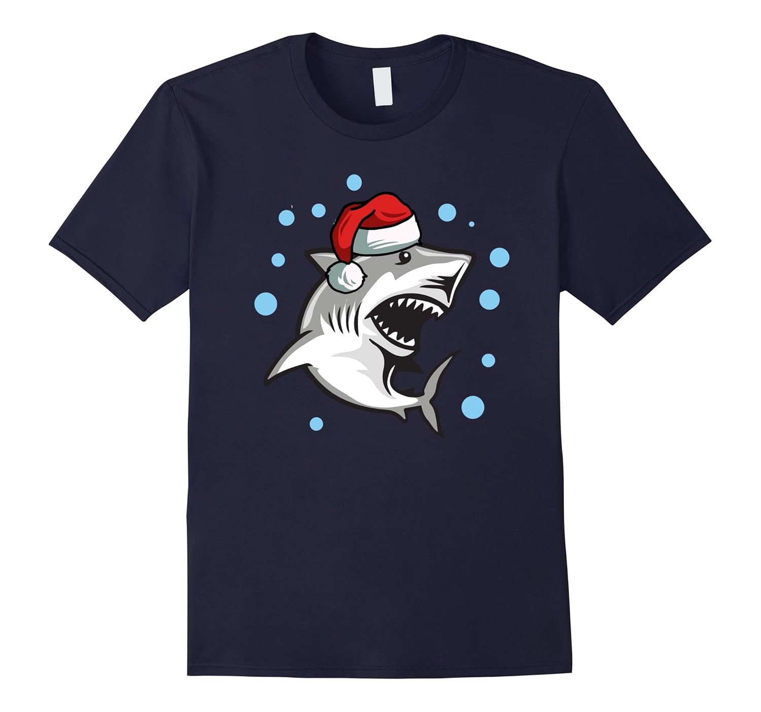 Christmas Kids Shirts - Shark Christmas Shirt - Santa Shark-ANZ