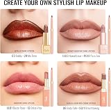 OULAC Matte Brown Lip Liner Pencil 03 Teddy Waterproof 24H+ Pigmented Vegan view 6