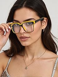 Bsreyeop Oversized Blue Light Blocker Glasses for