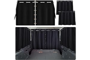 ZATOOTO Car Window Shades Set of 3, Side & Back Window Blackout Car Divider Curtains, Opaque Suede, Totally Blackout, Adjustable Length for Most Cars, Sedans, Vans & SUVs