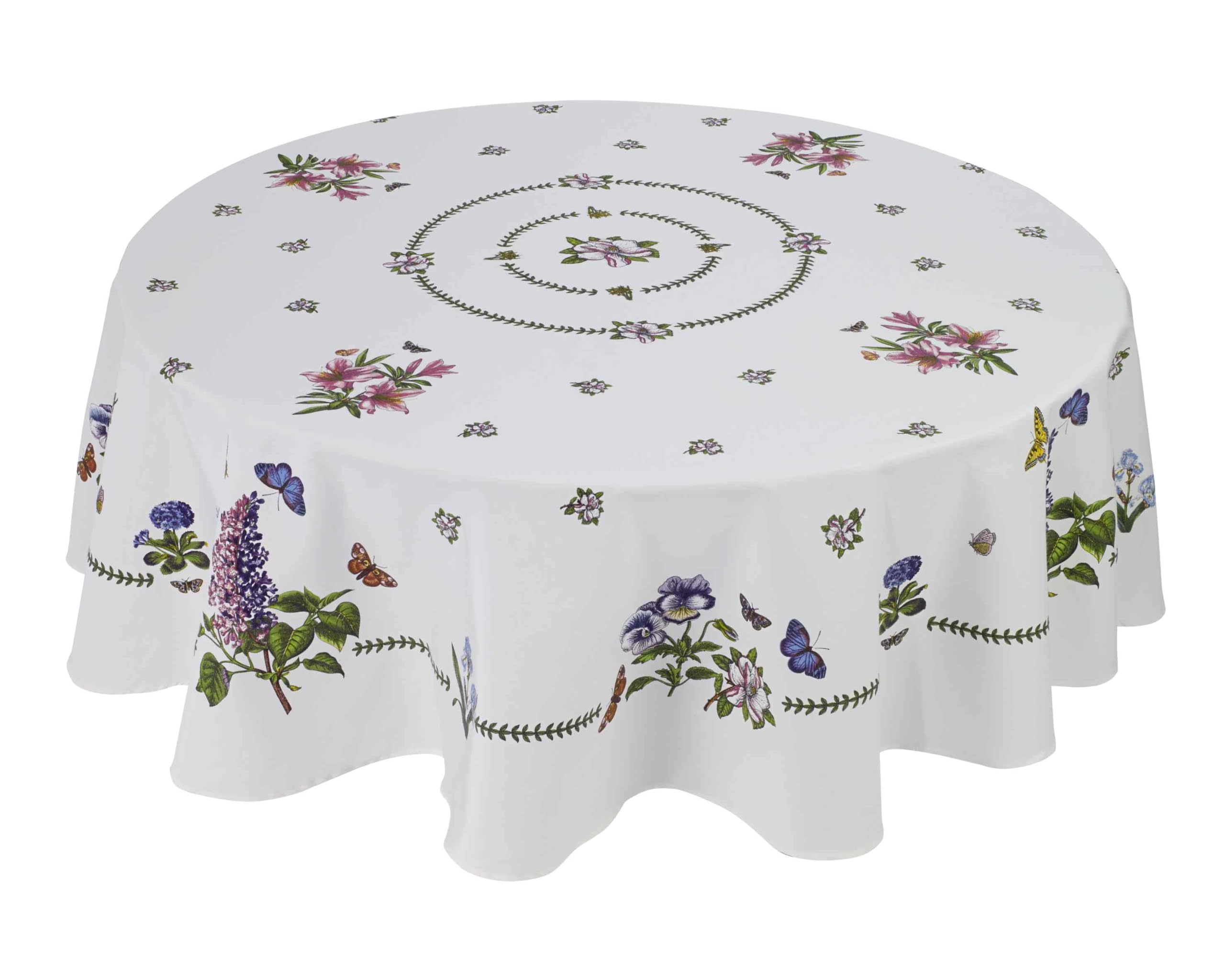 Avanti Portmeirion Botanic Garden Tablecloth, 70-Inch Round Multi Color โ image 1