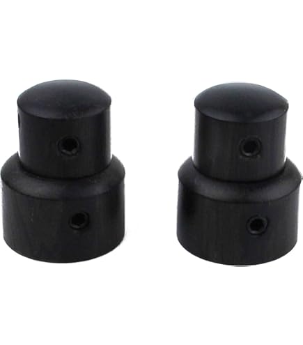 Amazon.com: Allparts MK-3338-000 Black and Chrome Concentric Knob