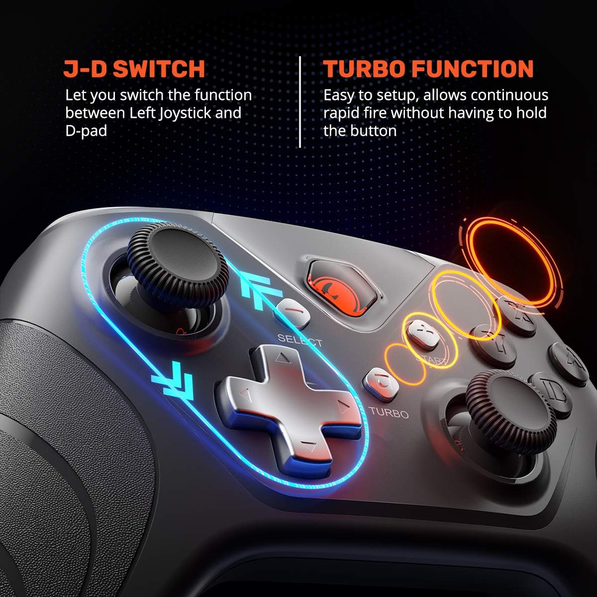 IFYOO XONE Wired PC Controller USB Gaming Gamepad Joystick for Computer & Laptop (Windows 10/8/7/XP, Steam) | Android | PS3 | Switch - [3.2M Detachable USB Cable]: Computers & Accessories