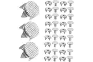 CALLARON 50pcs Ice Cleats Crampon Spikes for Shoes Boots Nonslip Gripper Spikes for Hike Winter Sports Outdoo