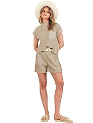 ANRABESS Women's Two Piece Summer Outfits Knit