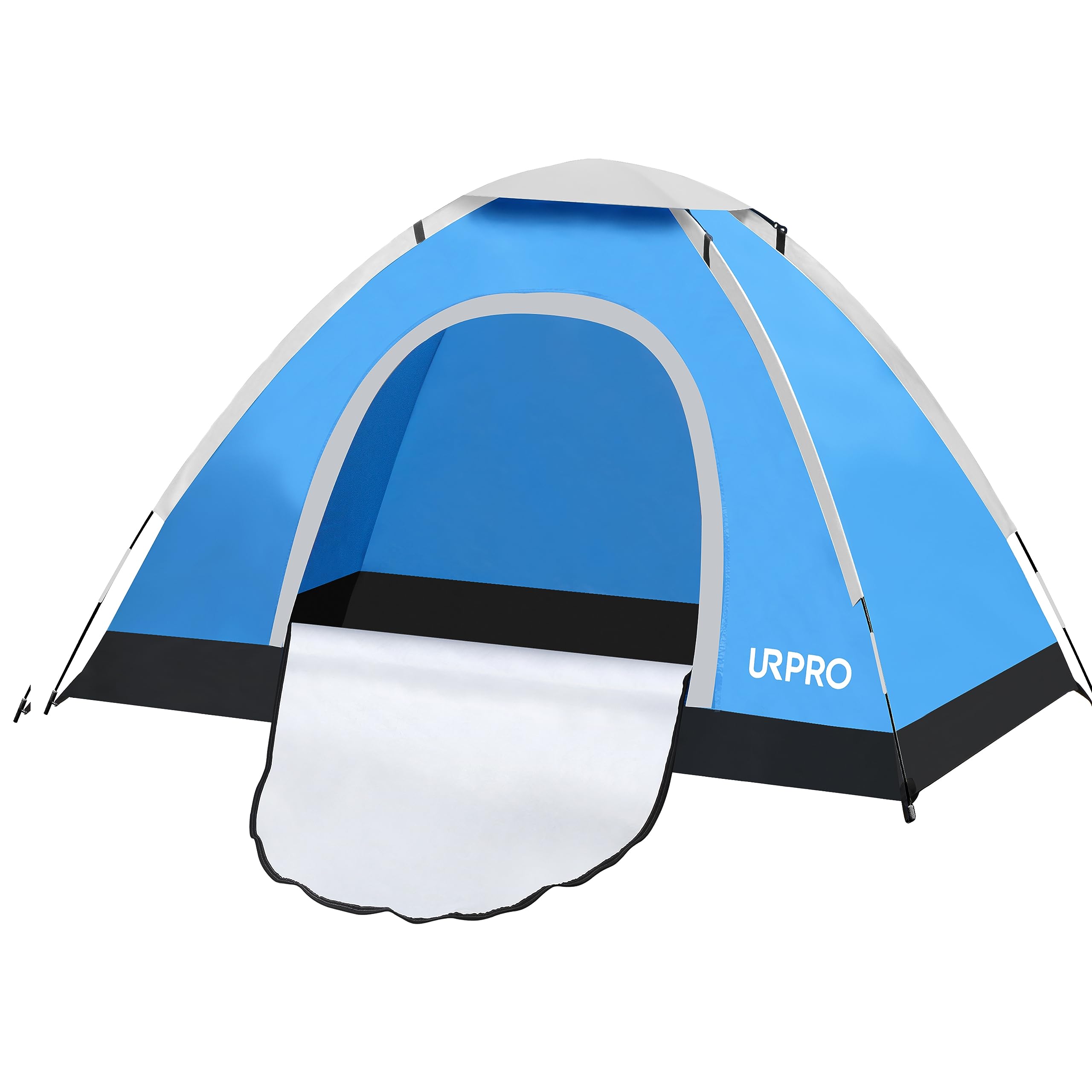 URPRO Portable Camping Tent, 2-3 Persons Lightweight Tent, Waterproof Windproof, UV Protection, Perfect for Beach, Outdoor, Traveling, Hiking, Camping, Hunting, Fishing — image 1