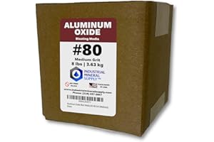 INDUSTRIAL MINERAL SUPPLY Aluminum Oxide Blast Media (#80 Grit (Medium))