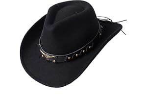 Jastore Western Cowboy Hat for Kids Boy Girl Classic Cowboy Cowgirl Dress Up Hat with Buckle Belt