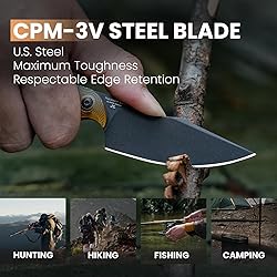 Kizer Harpoon Mini Fixed Blade Knife with