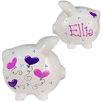 personalized piggy banks for girl