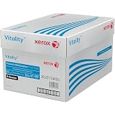 Xerox Vitality 8.5-inch x 11-inch Premium Multipurpose Paper, 24 lbs., 97 Brightness, 4000 Sheets/Carton (1001)