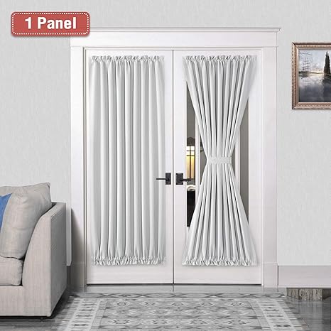 Buy Dwcn French Door Curtains Rod Pocket Thermal Blackout