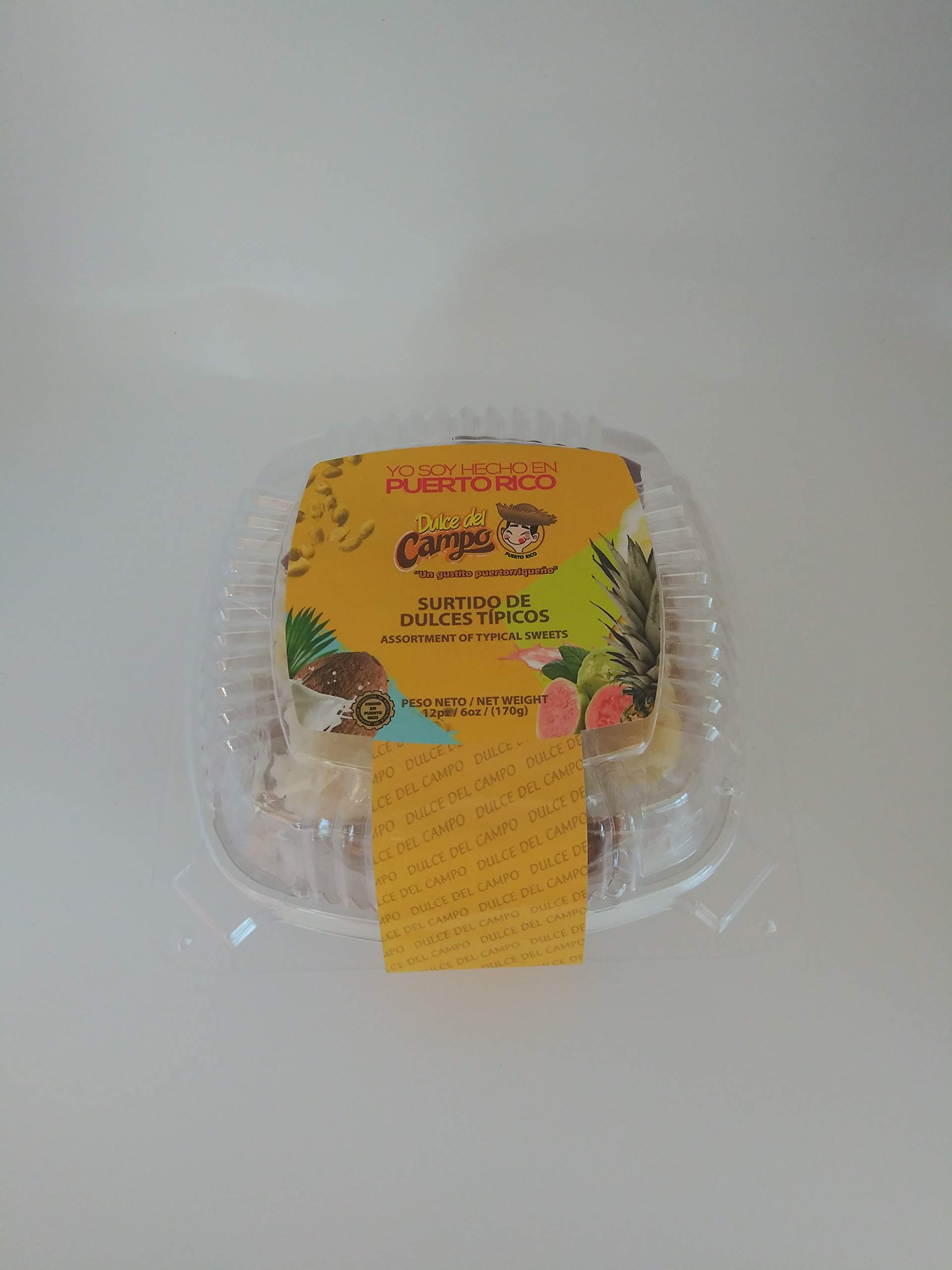 Buy Puerto Rico's Native Candy Bites 12 pieces Assortment Clam Shell